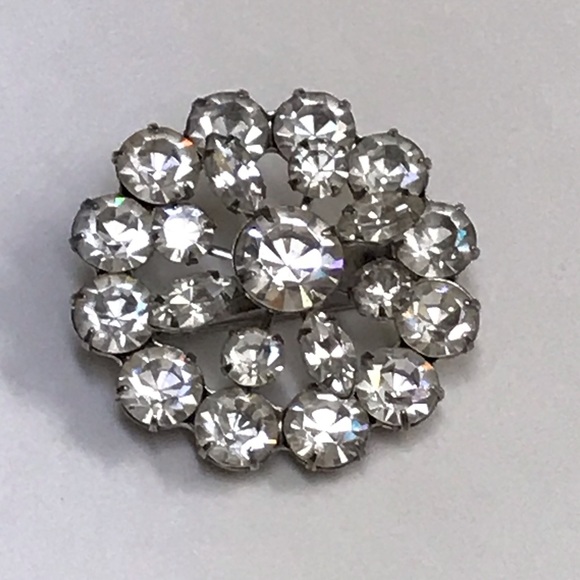 VTG Rhinestone Pin - Picture 2 of 8